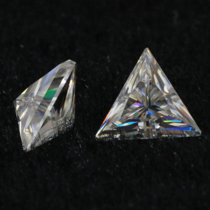 Triangle Cut Loose Moissanite Diamond Gem Stone Jewelry Making All Type Of Jewelry