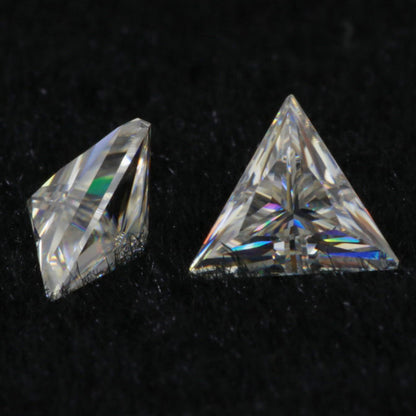 Triangle Cut Loose Moissanite Diamond Gem Stone Jewelry Making All Type Of Jewelry