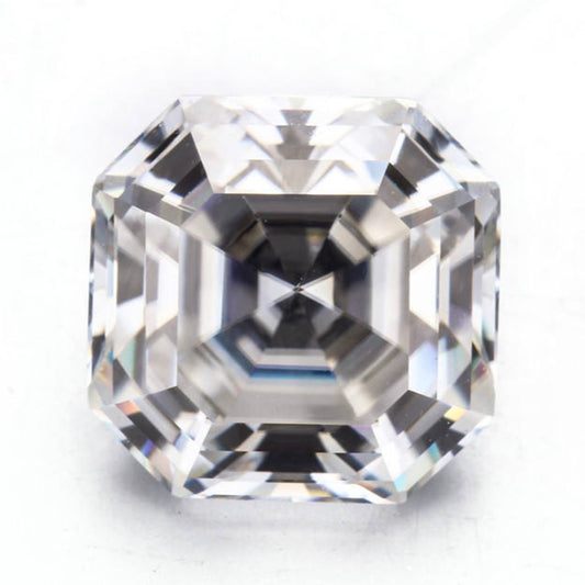 DEF Asscher Cut Loose Moissanite Diamond For Jewelry
