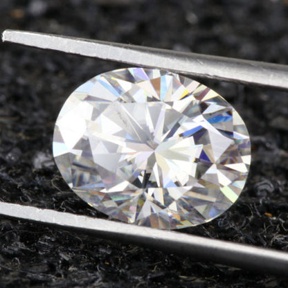 Diamond Tester Pass VVS1 Oval Cut Loose Moissanite Gemstone For Jewelry