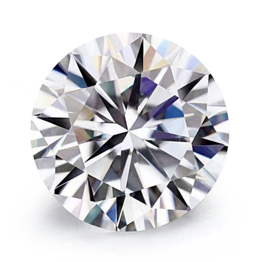 DVVS1 Brilliant Round Cut Loose Moissanite For Engagement Ring